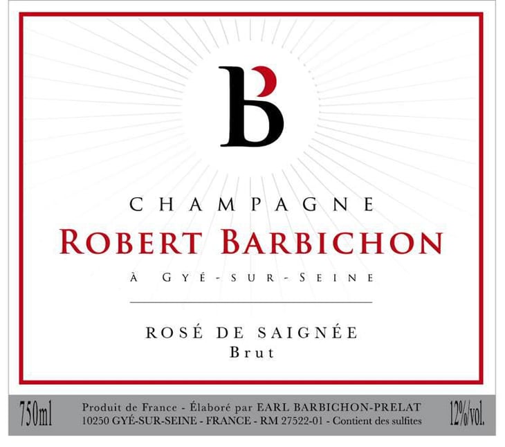 Rosé de Saignée - Champagne Robert Barbichon - thomas-barbichon 