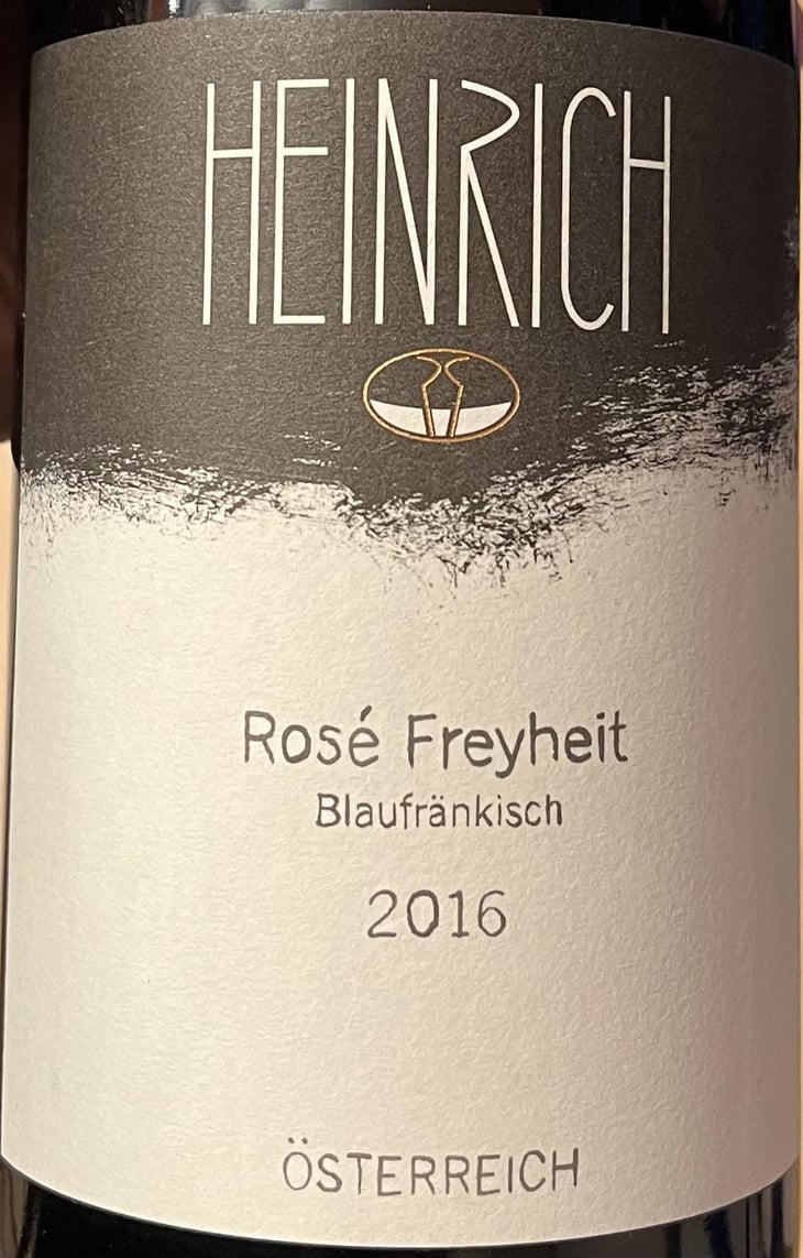 Rosé Freyheit - Weingut Heinrich - gernot-heike-heinrich -2016