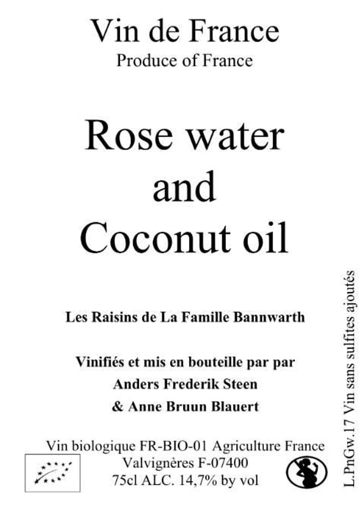 Rose water and Coconutoil - Anders Frederik Steen & Anne Bruun Blauert - anders-frederik-steen-anne-bruun-blauert 