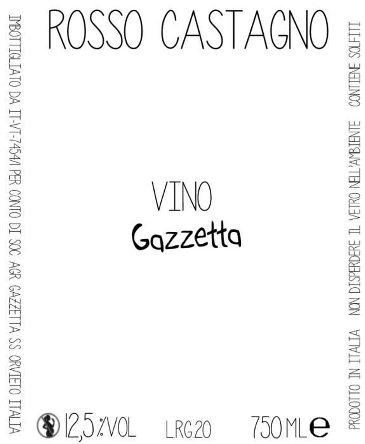 Rosso Castagno - Gazzetta Wines - patricia-nelson 