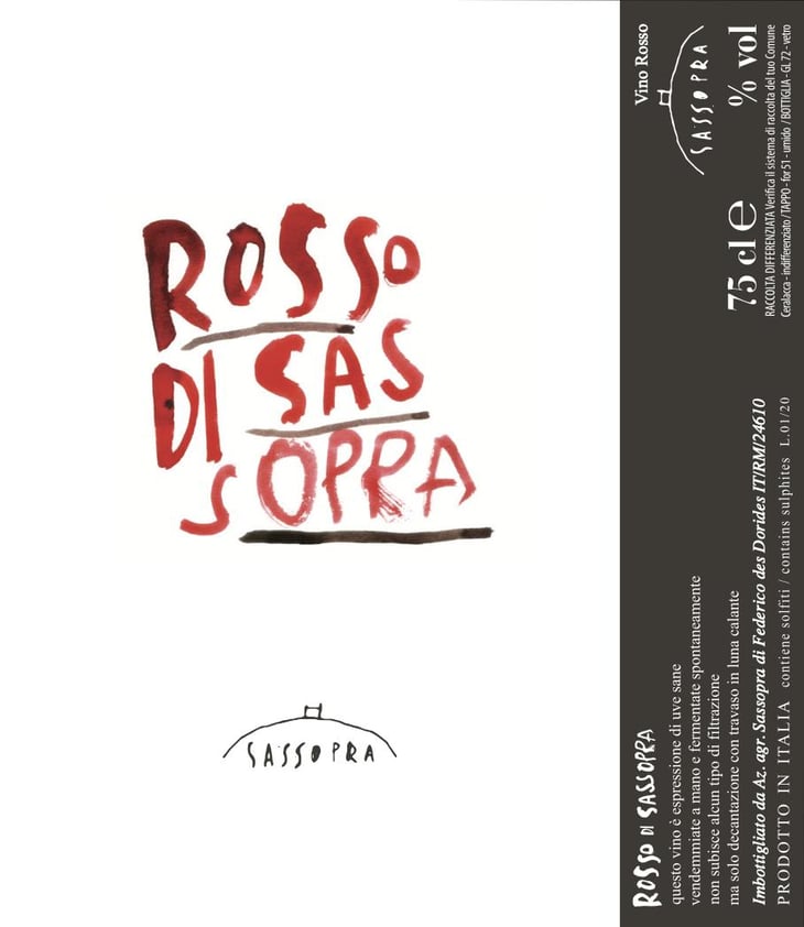 Rosso di Sassopra - Cantina Sassopra - marta-federico-des-dorides 