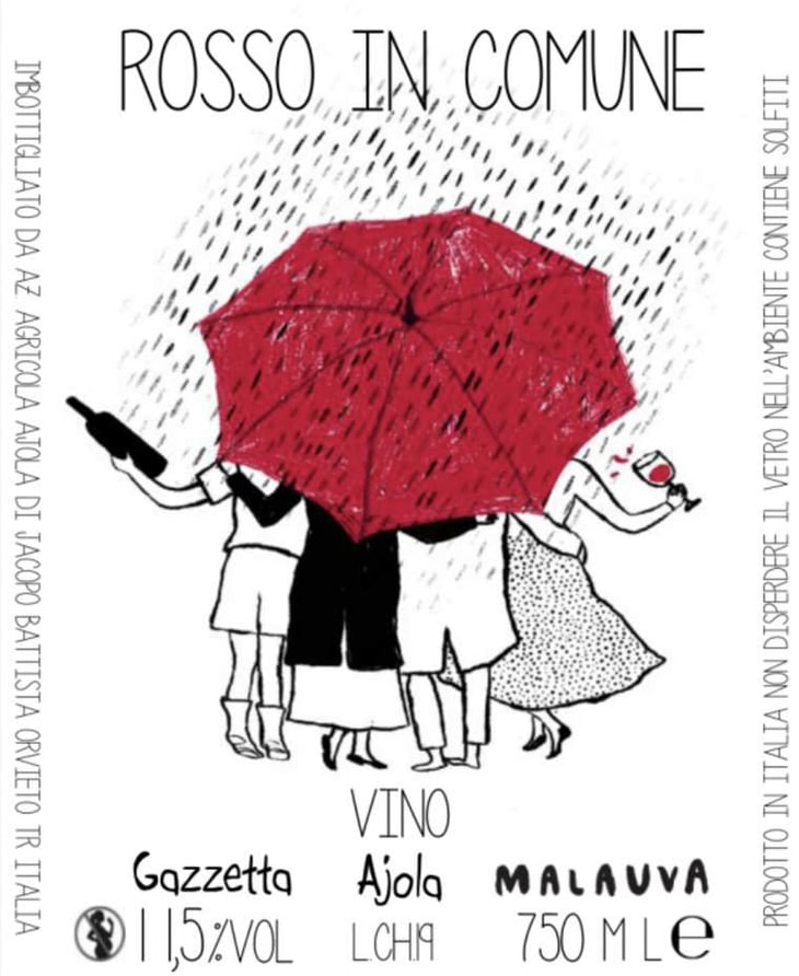 Rosso In Comune (X Gazzetta & Malauva) - Azienda Agricola Ajola - jacopo-battista 