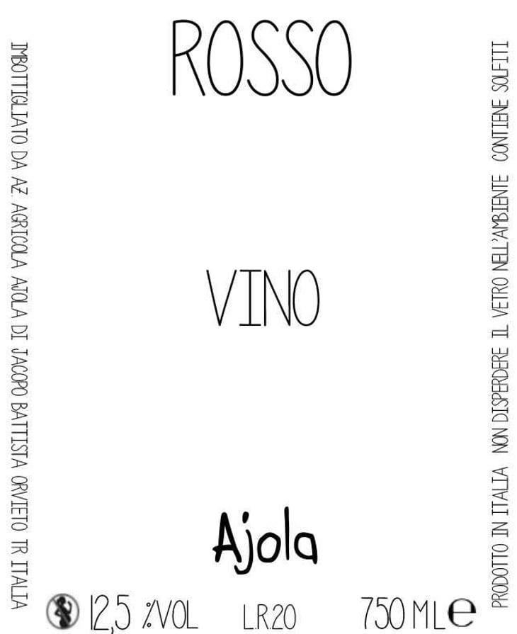 Rosso - Azienda Agricola Ajola - jacopo-battista 