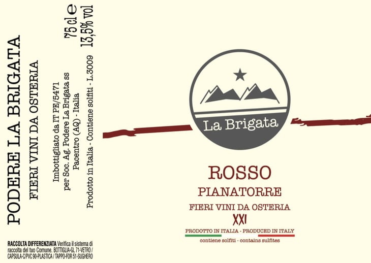Rosso Pianatorre - Podere La Brigata - podere-la-brigata 