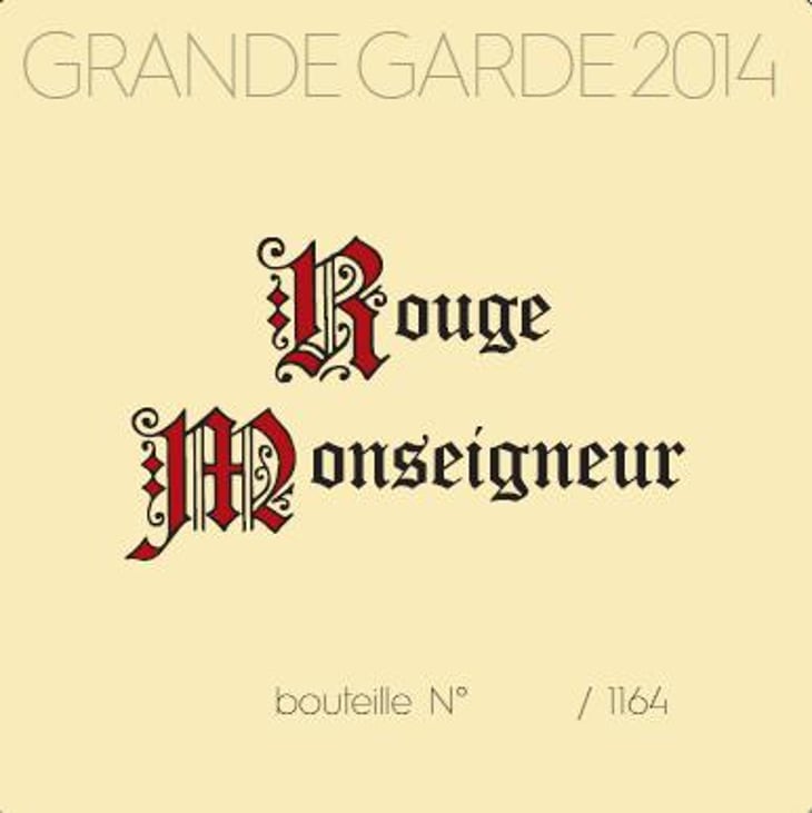 Rouge Monseigneur - Jeff Carrel - jeff-carrel 