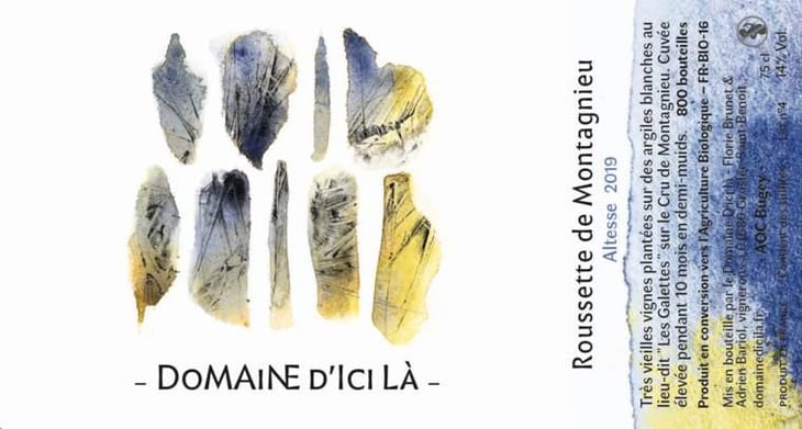 Roussette De Montagnieu - Domaine D'ici là - adrien-bariol -2019