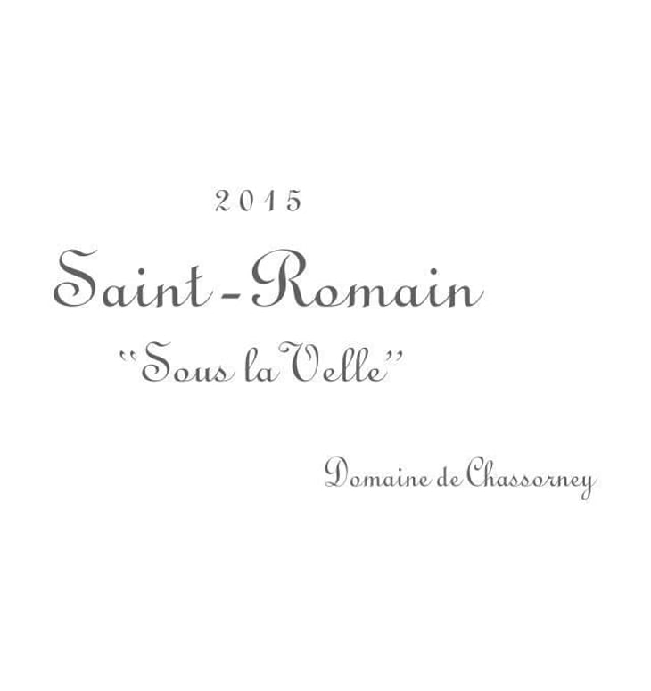 Saint-Romain "Sous La Velle" - Domaine de Chassorney - frederic-cossard 