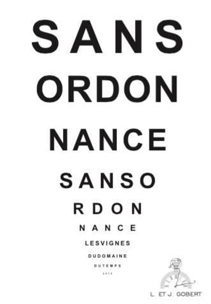 Sans Ordonance (rouge) - Domaine Du Temps - lauranne-plegat-jeremy-gobert 