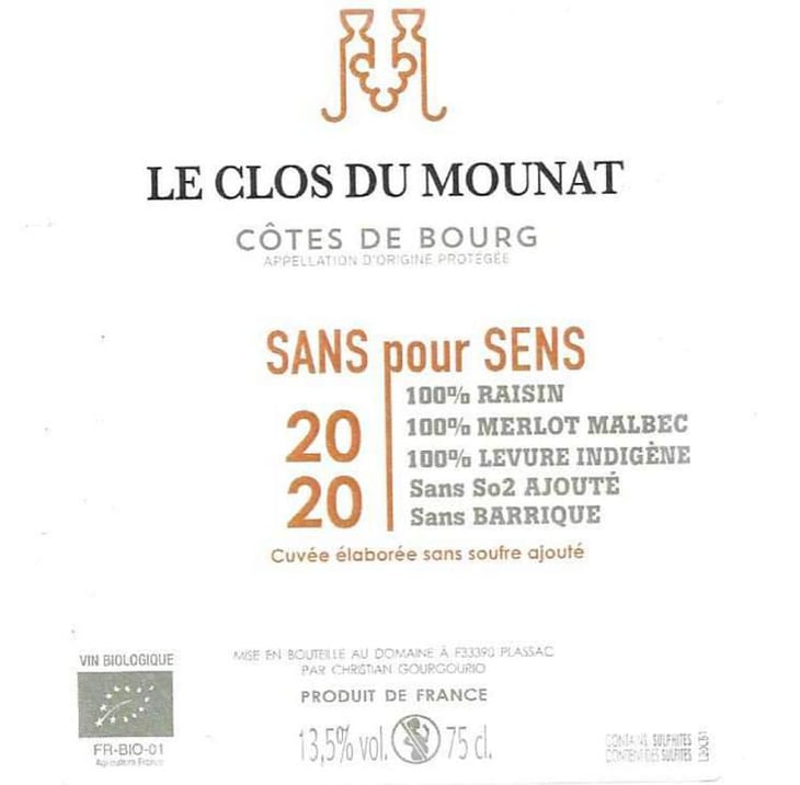 Sans pour sens - Le Clos du Monat - christian-gourgourio 
