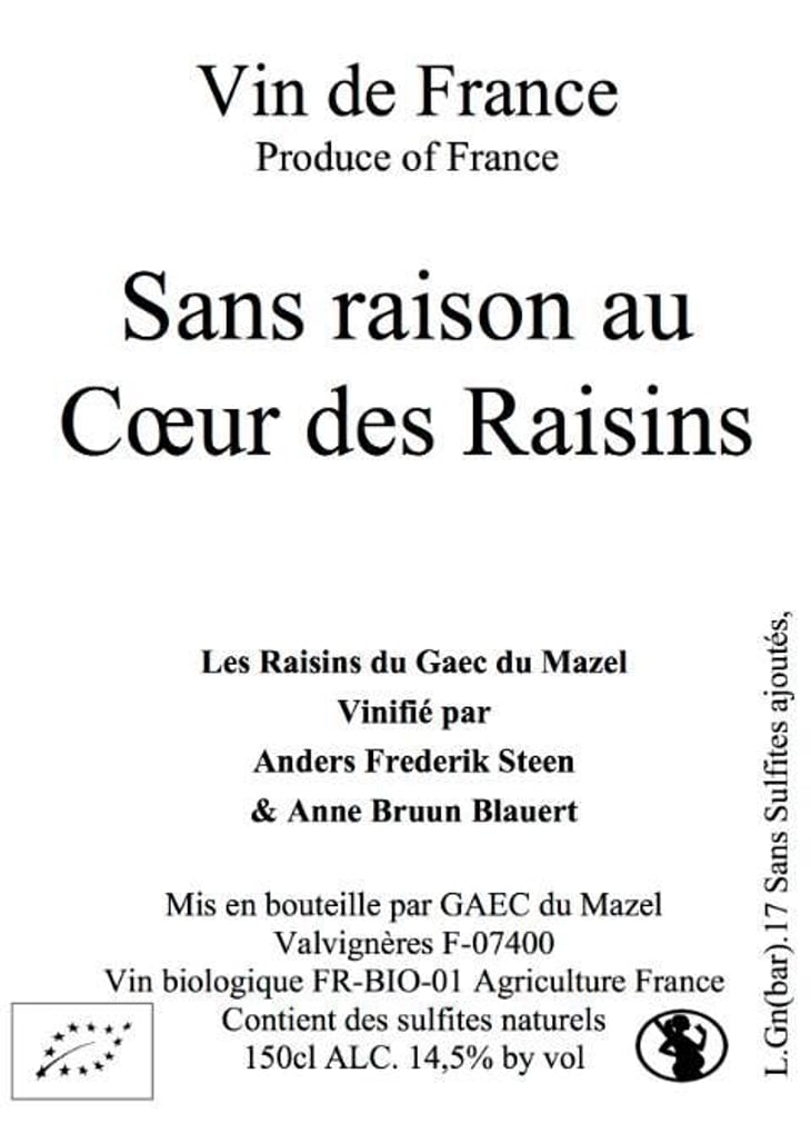 Sans raison au Cœur des Raisins - Anders Frederik Steen & Anne Bruun Blauert - anders-frederik-steen-anne-bruun-blauert 