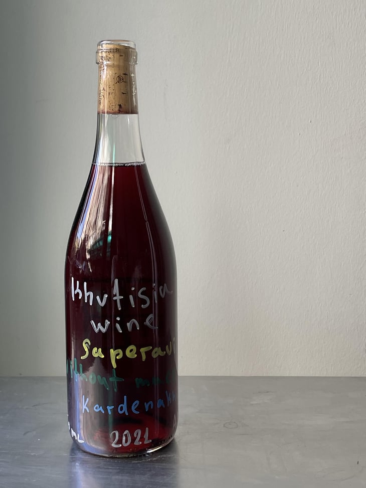 Saperavi without maceration - Khvtisia Wines - zurab-khvtisiashvili -2021