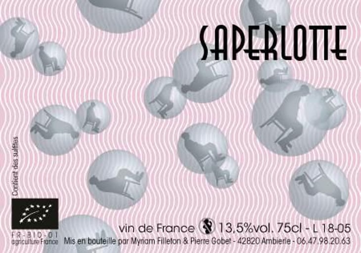 Saperlotte Rosé - Les Vins de la Chamaille - myriam-filleton-pierre-gobet 