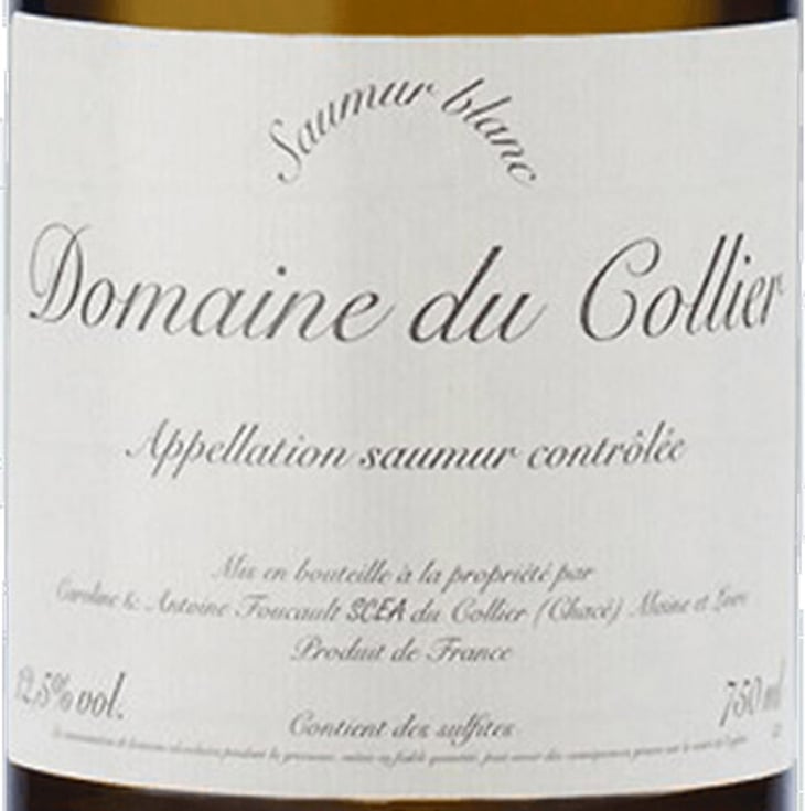 Saumur Blanc - Domaine du Collier - antoine-caroline-foucault 