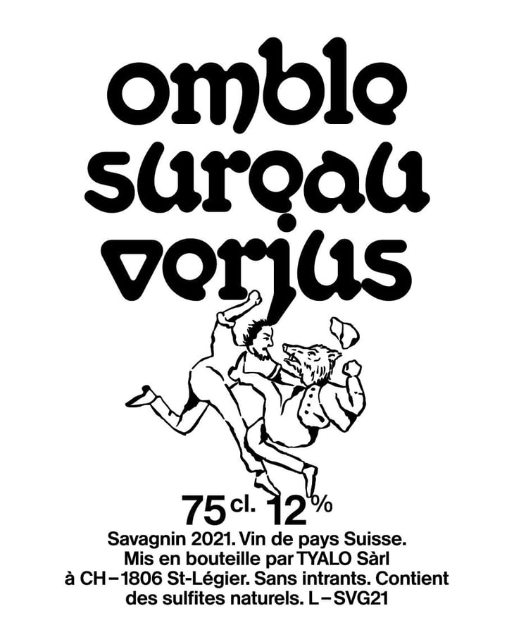 "Omble, Sureau, Verjus" - Savagnin - Tyalo - felipe-raupp-yanis-carnal 