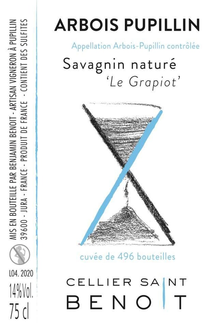 Savagnin Naturé "Le Grapiot" - Cellier Saint Benoit - benjamin-benoit 