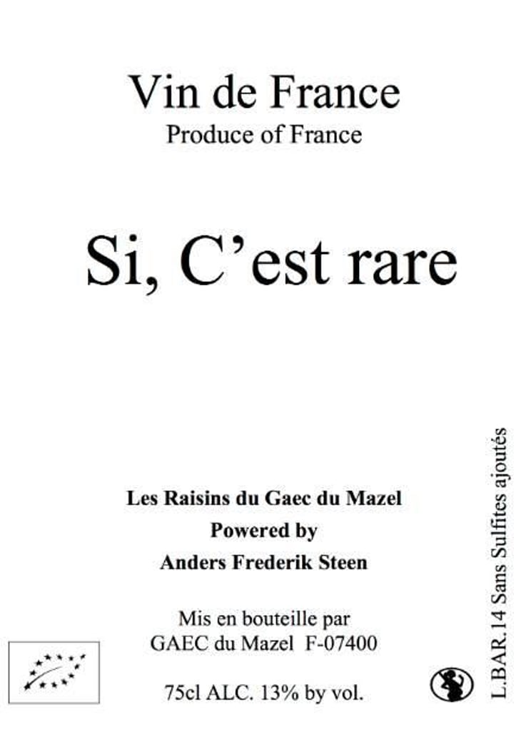 Si, C'est rare - Anders Frederik Steen & Anne Bruun Blauert - anders-frederik-steen-anne-bruun-blauert 