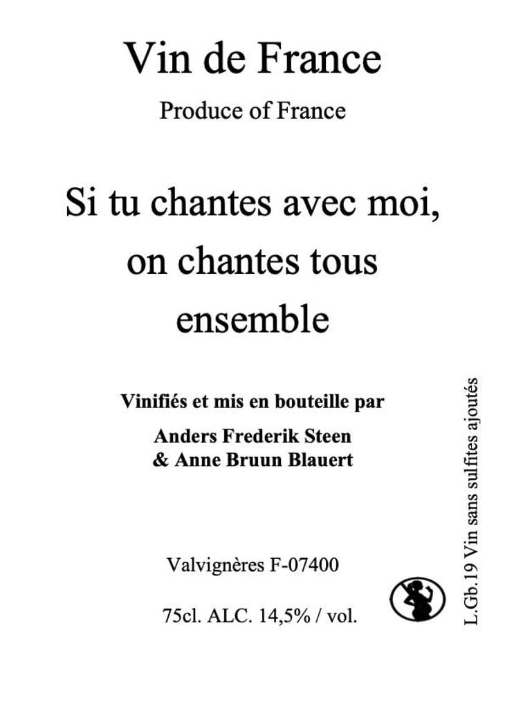 Si Tu Chantes Avec Moi, On Chante Tous Ensemble - Anders Frederik Steen & Anne Bruun Blauert - anders-frederik-steen-anne-bruun-blauert 