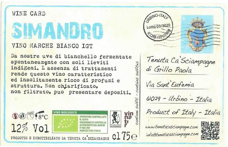 Simandro - Tenuta Ca’ Sciampagne - leonardo-cossi-paola-grillo 