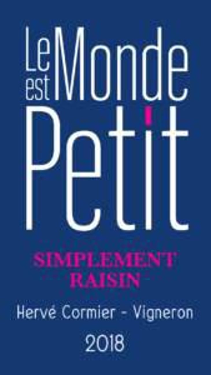 Simplement Raisin - Le Monde est Petit - arnaud-legros-herve-cormier 
