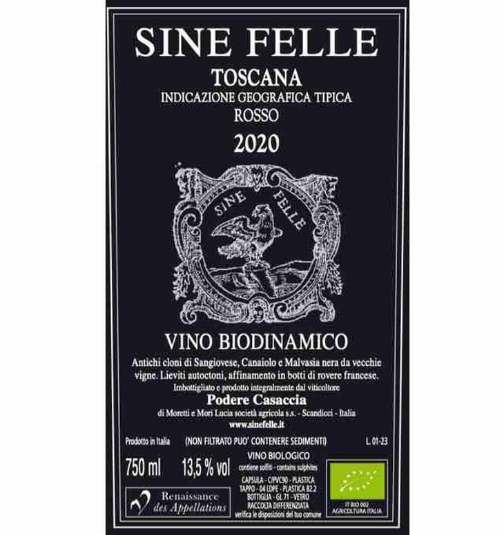 Sine Felle Vecchie Vigne - Podere Casaccia Sine Felle - roberto-moretti -2018