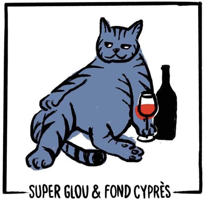 Super Glou x Fond Cyprès Rouge - Fond Cyprès - rodolphe-gianesini-laetitia-ourliac -2019