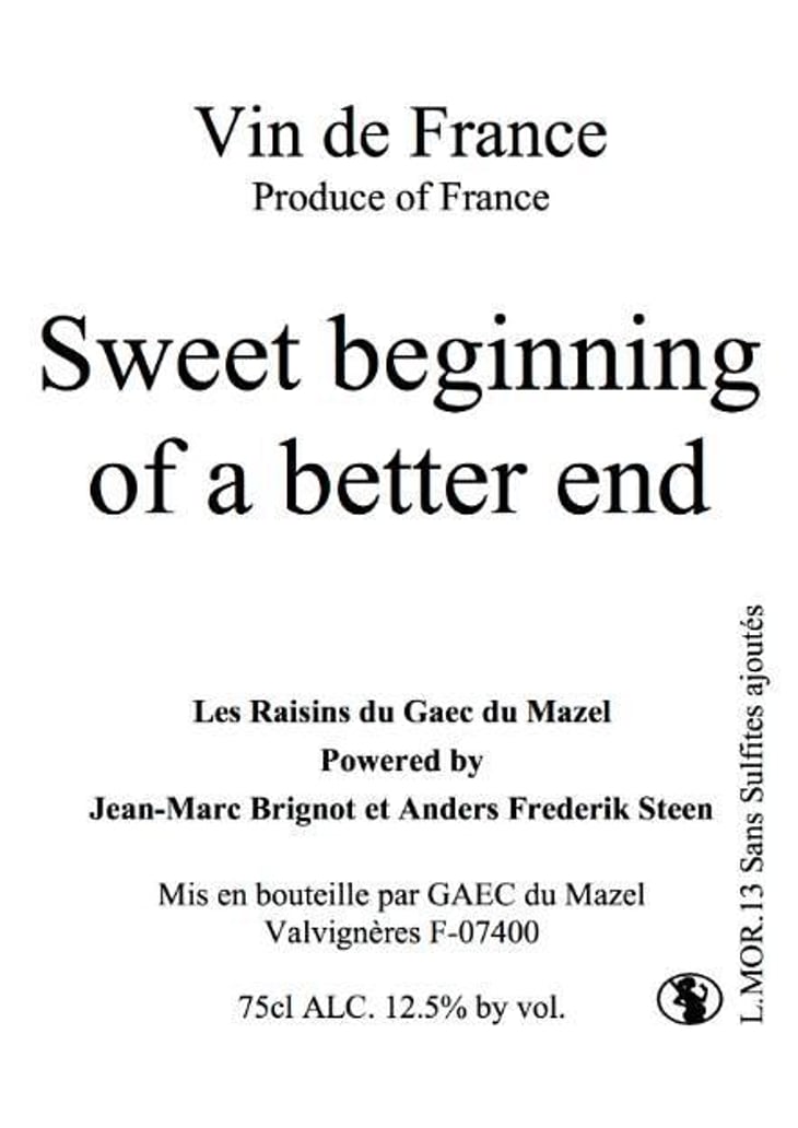 Sweet beginning of a better end (X Jean-Marc Brignot) - Anders Frederik Steen & Anne Bruun Blauert - anders-frederik-steen-anne-bruun-blauert 