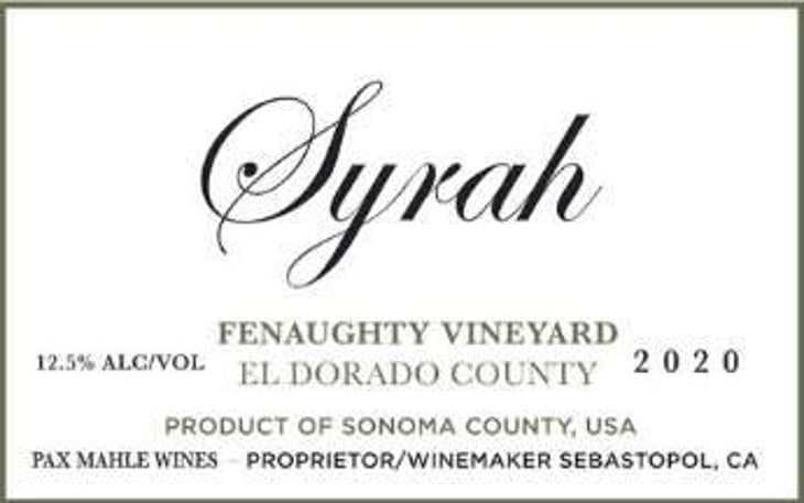 Syrah "Fenaughty Vineyard" - Pax Wines - pax-mahle 