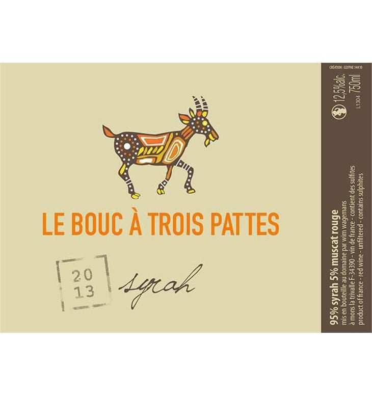 Syrah - Le Bouc à Trois Pattes - wim-wagemans 
