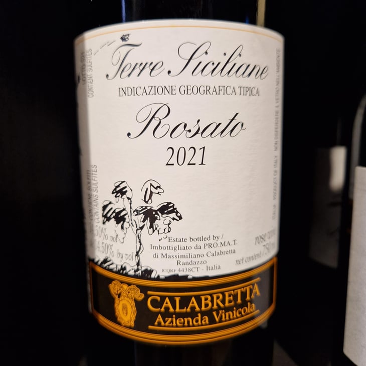 Terre siciliane rosato - Azienda Vinicola Calabretta - massimiliano-calabretta -2020