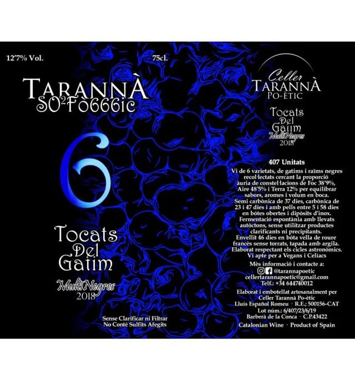 Tocats del Gotim - Celler Tarannà Po-ètic - aitor-espanyol-valles 