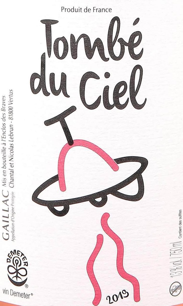 Tombé du ciel (Rosé) - L'enclos Des Braves - chantal-nicolas-lebrun 