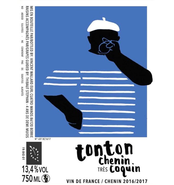 Tonton Chenin Très Coquin - Cuatro Manos - Les Vins Tonton - vincent-wallard 