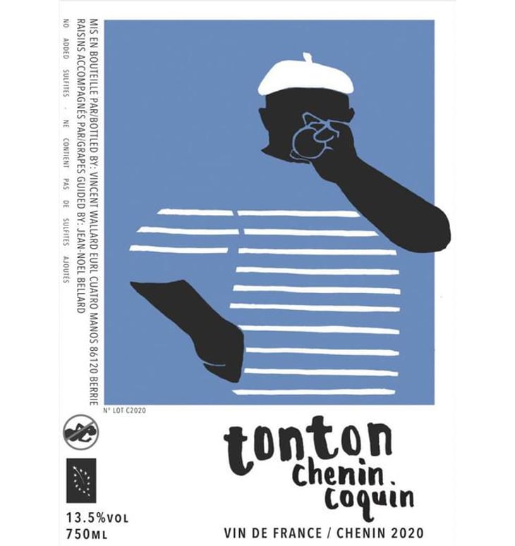 Tonton Coquin Chenin - Cuatro Manos - Les Vins Tonton - vincent-wallard 