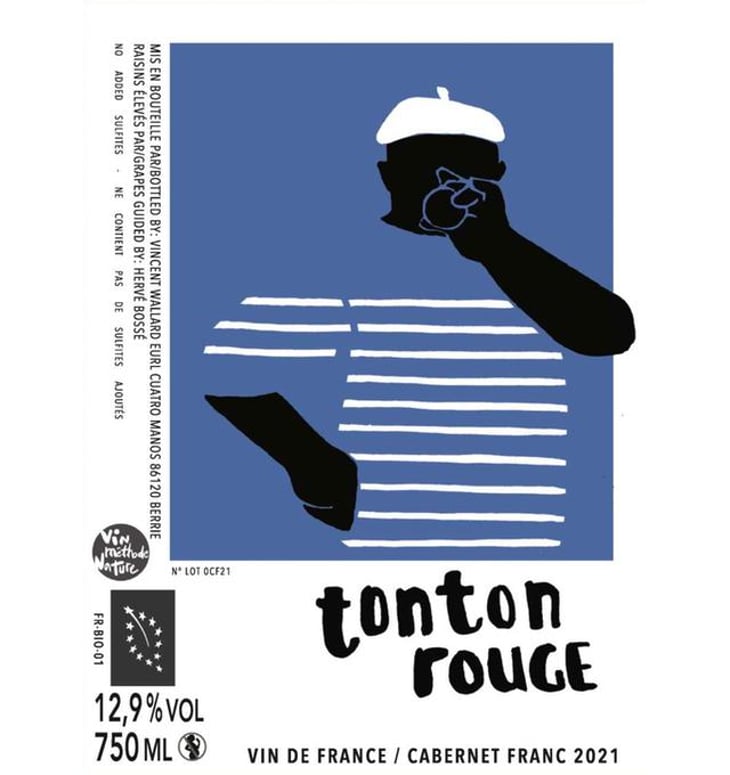 Tonton Rouge - Cuatro Manos - Les Vins Tonton - vincent-wallard 
