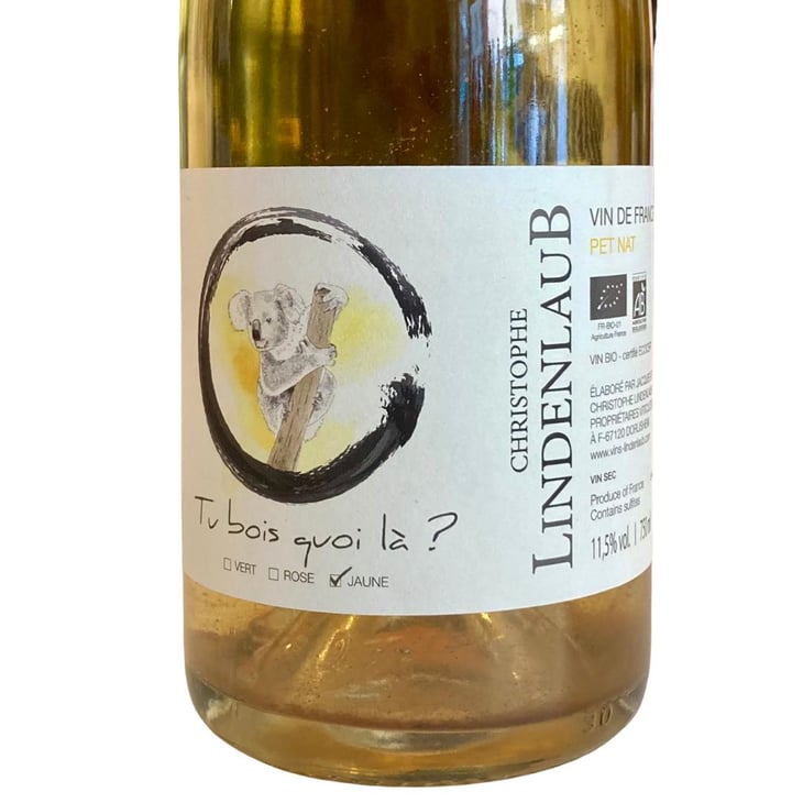 Tu bois quoi là ? Jaune - Lindenlaub - christophe-lindenlaub -2021