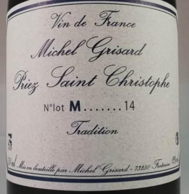 VDF - M....... Tradition - Domaine Prieuré Saint-Christophe - roselyne-michel-grisard-retired 