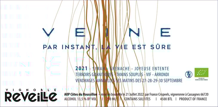 Veine - Vignoble Réveille - france-crispeels 