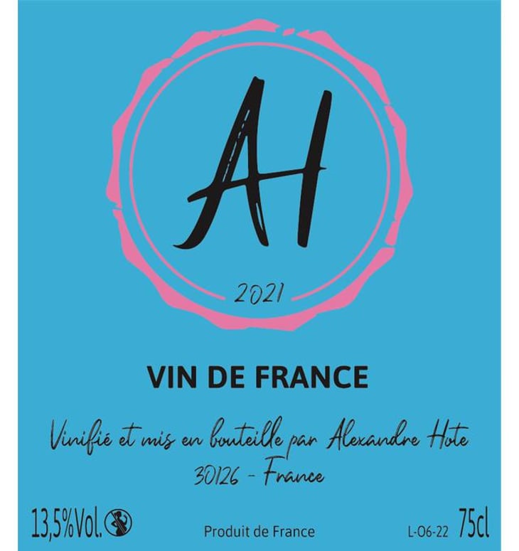 Vin de France - Domaine Alexandre Hote - alexandre-hote 