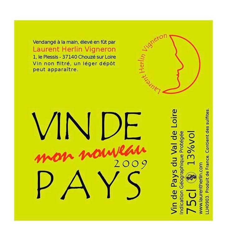 Vin De Mon Nouveau Pays - Laurent Herlin Vigneron - laurent-herlin 