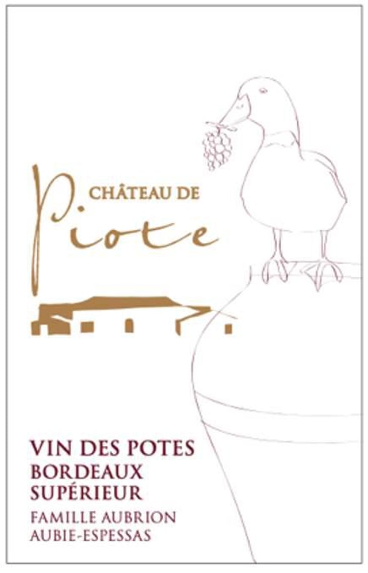 Vin des Potes Rouge - Château De Piote - virginie-aubrion 
