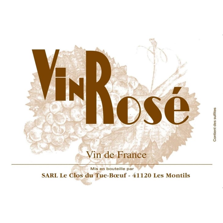 Vin Rosé - Clos du Tue-Bœuf - zoe-louise-thierry-puzelat 