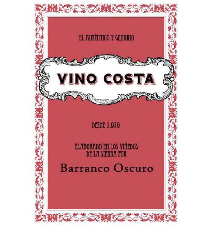 Vino Costa - Barranco Oscuro - manuel-lorenzo-valenzuela 