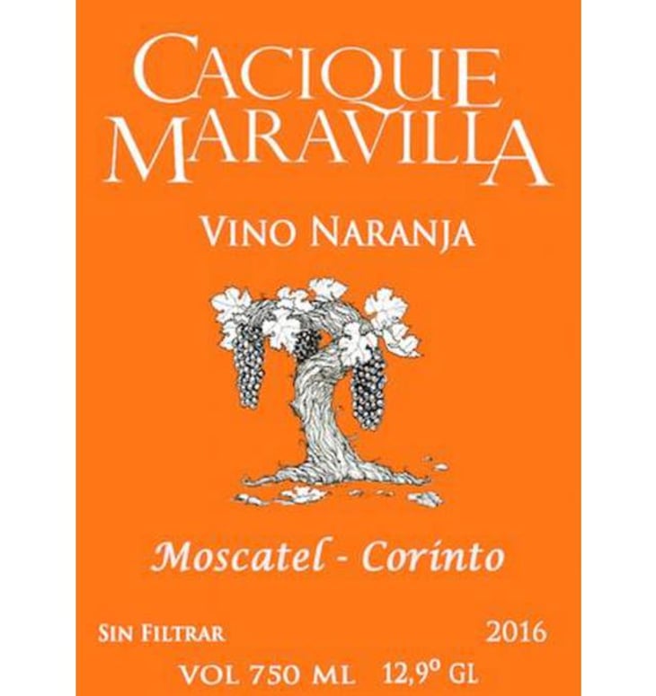 Vino Naranja Moscatel, Corinto - Cacique Maravilla - manuel-moraga 