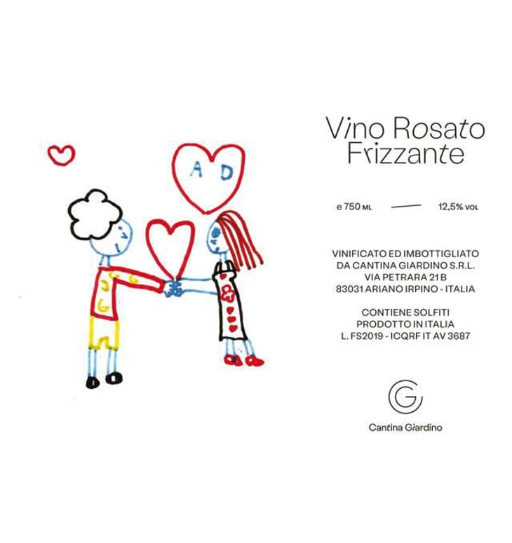 Vino Rosato Frizzante - Cantina Giardino - antonio-di-gruttola-daniela-de-gruttola 