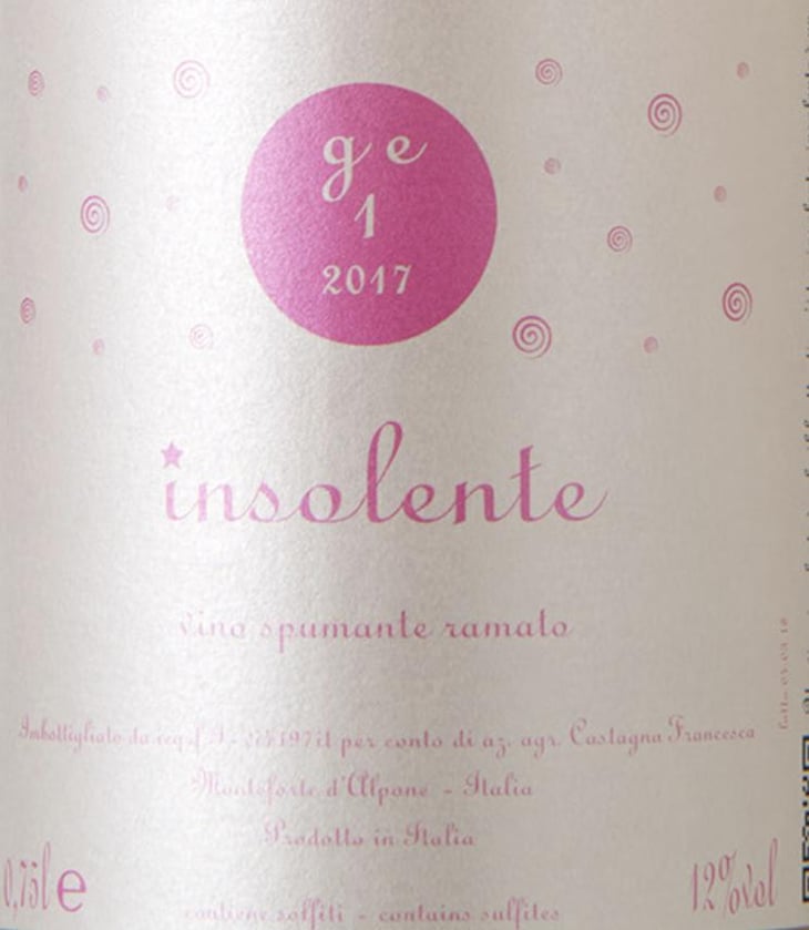 Vino Spumante Ramato - Insolente Vini - luca-elettri 
