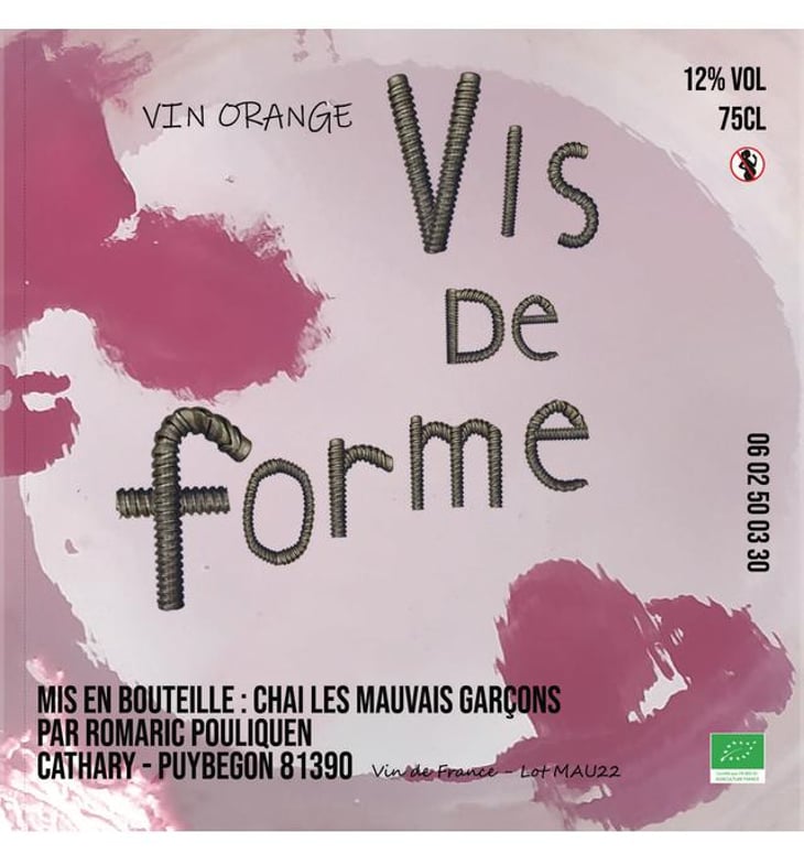 Vis de Forme - Chai les Mauvais Garçons - florian-houard-et-romaric-pouliquen 