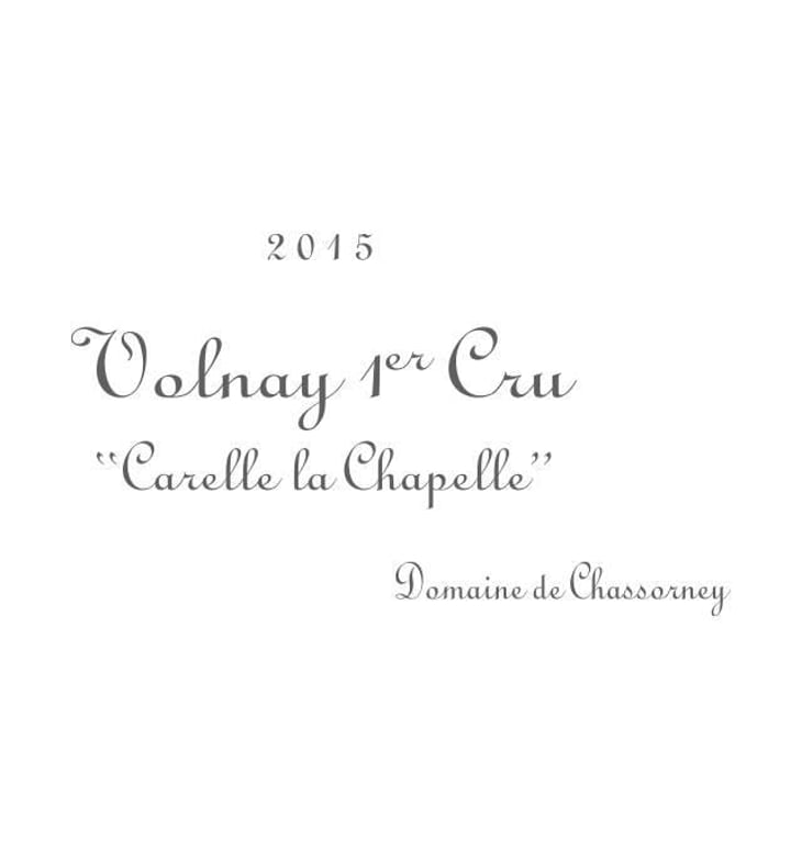 Volnay 1er Cru "Carelle La Chapelle" - Domaine de Chassorney - frederic-cossard 