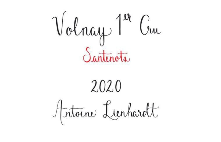 Volnay 1er Cru "Santenots" - Antoine Lienhardt - antoine-lienhardt 