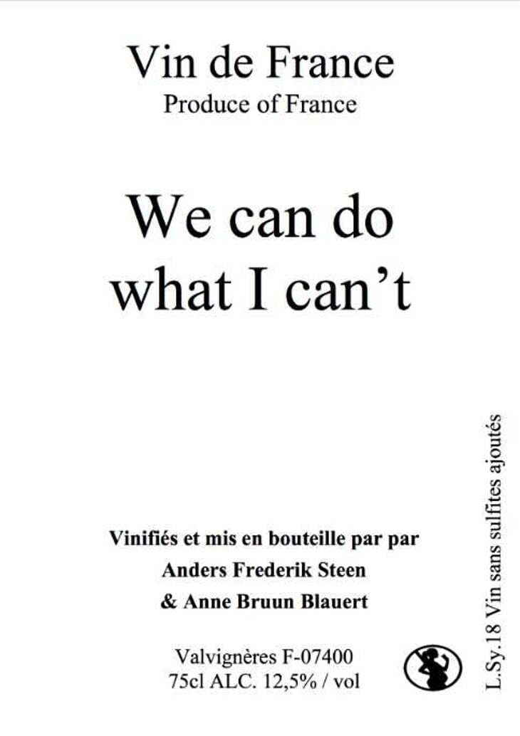 We can do what I can't - Anders Frederik Steen & Anne Bruun Blauert - anders-frederik-steen-anne-bruun-blauert 