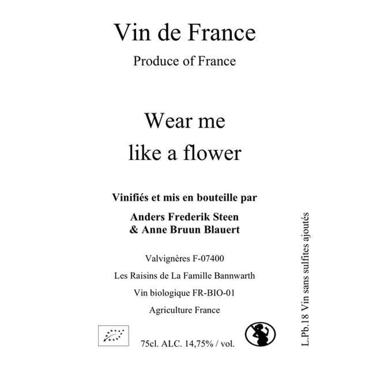 Wear me like a flower - Anders Frederik Steen & Anne Bruun Blauert - anders-frederik-steen-anne-bruun-blauert -2018